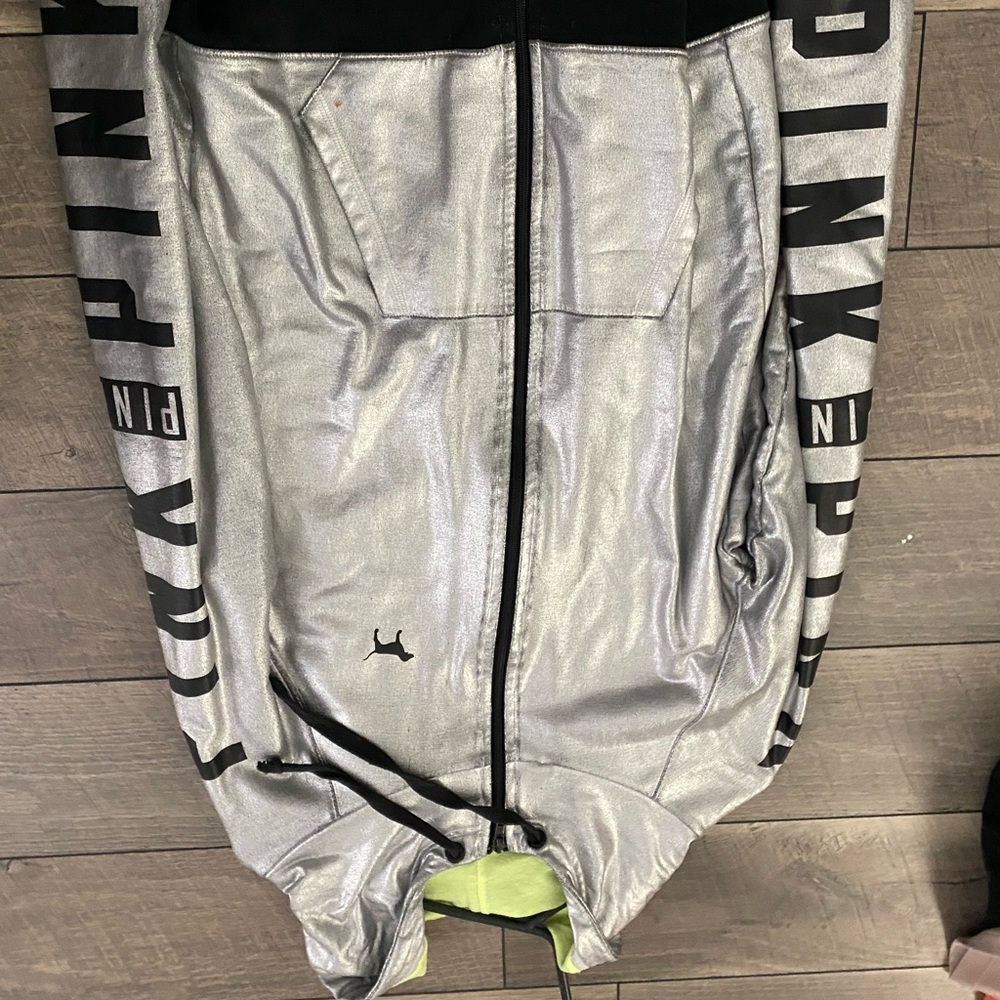 victoria secret pink zip up jacket